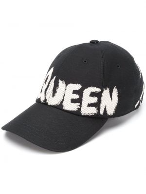 Trykt cap Alexander Mcqueen svart