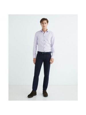 Camisa slim fit Florentino violeta