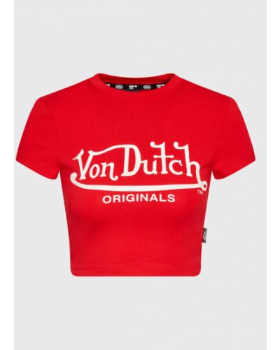 T-shirt Von Dutch rosso