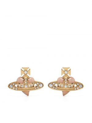 Σκουλαρίκια με μοτίβο καρδιά Vivienne Westwood χρυσό