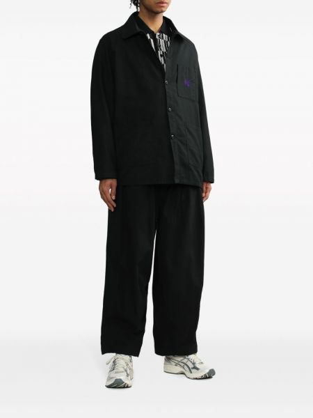 Pantalon en coton large Needles noir