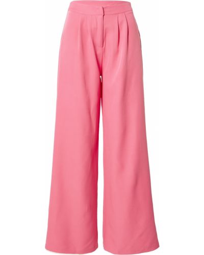 Pantaloni largi In The Style roz