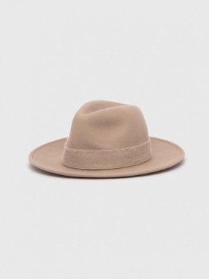 Béžový vlněný klobouk Tommy Hilfiger