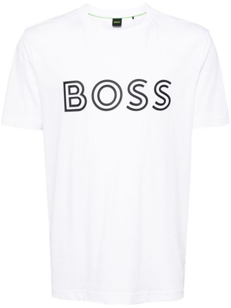 T-shirt Boss hvid