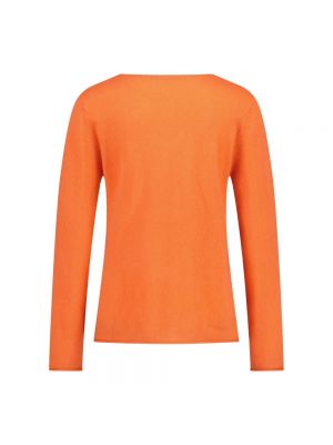 Jersey de cachemir de tela jersey con estampado de cachemira Herzen's Angelegenheit naranja