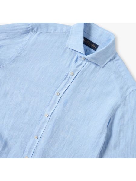 Casual leinen hemd Brooks Brothers blau