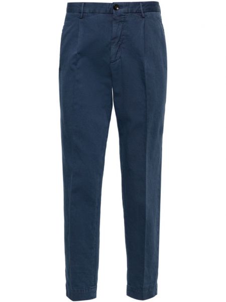 Pantalon plissé Incotex bleu