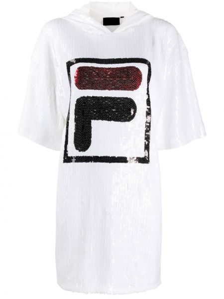 Сукня з логотипом Fila, біле