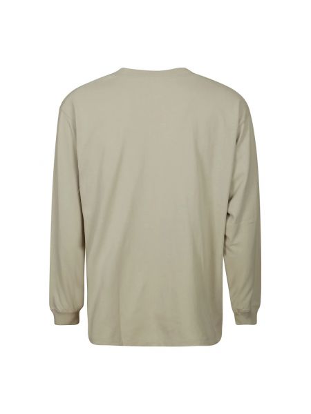 Camiseta de manga larga de algodón Danton beige