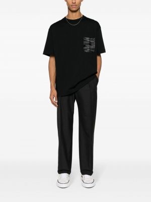 T-shirt en coton avec poches Missoni noir