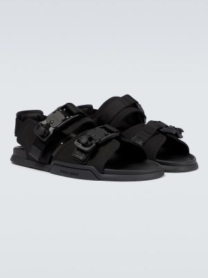 Sandály Giorgio Armani černé