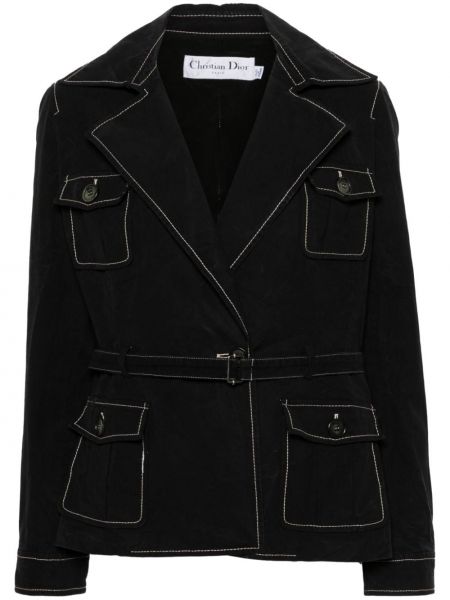 Bombažna jakna Christian Dior Pre-owned črna
