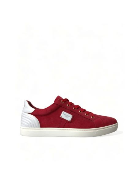 Sneakersy Dolce And Gabbana czerwone