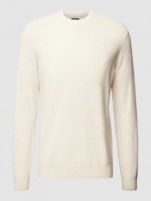 Dzianinowy sweter Mcneal biały