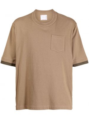 T-shirt Sacai marrone