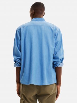 Rifľová košeľa Desigual modrá