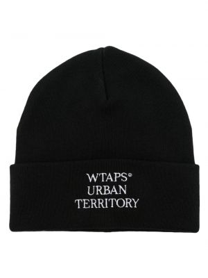 Cepure ar izšuvumiem Wtaps melns