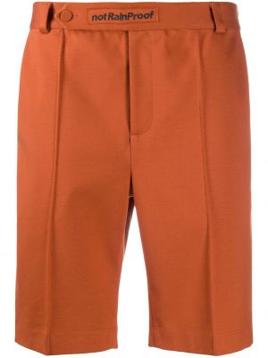 Bombažne bermuda kratke hlače Styland oranžna