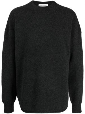 Кашмирен пуловер с кръгло деколте Extreme Cashmere сиво