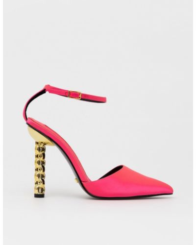 Ниски обувки с ток с висок ток Kat Maconie розово