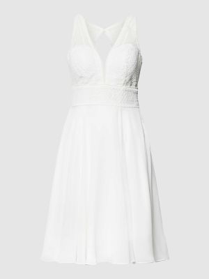 Sukienka na ramiączkach Luxuar biały