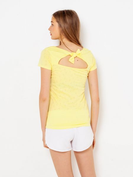 Tričko Camaieu žluté