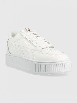 Білі шкіряні кросівки Puma