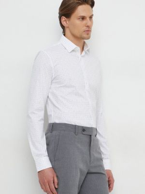 Koszula slim fit Calvin Klein biała