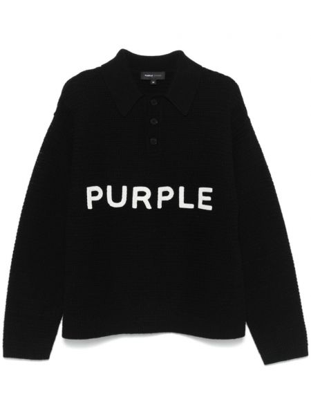 Neulottu pikeepaita Purple Brand