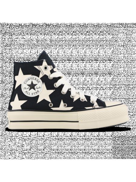 Chaussures de ville à motif étoile Converse noir