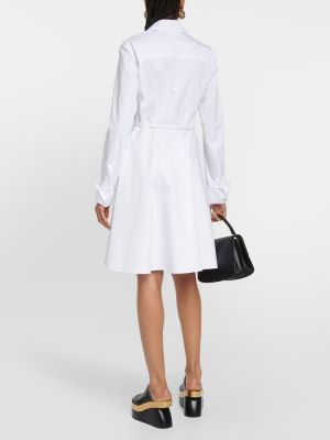 Mini robe en coton Sportmax blanc