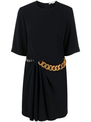 Sukienka mini drapowana Stella Mccartney czarna