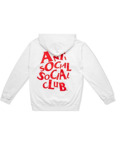 Sudadera con capucha Anti Social Social Club blanco