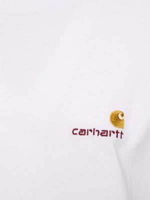 Μπλούζα σε φαρδιά γραμμή Carhartt Wip λευκό
