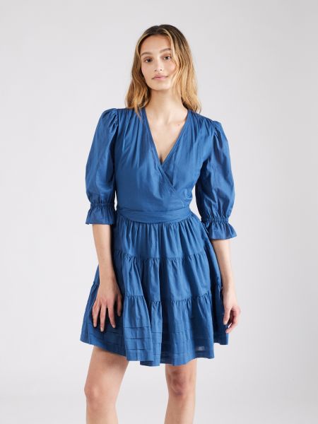 Košeľové šaty Lauren Ralph Lauren modrá