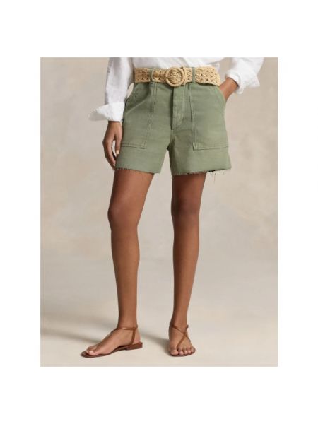 Spodnie bez obcasa Polo Ralph Lauren zielone