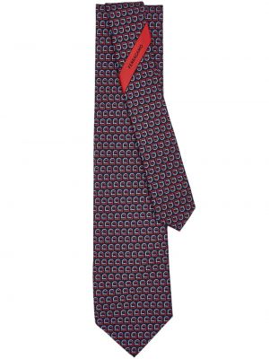 Μεταξωτή γραβάτα με σχέδιο Ferragamo