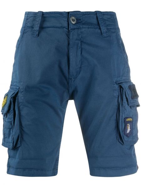 Bermuda kratke hlače Alpha Industries modra