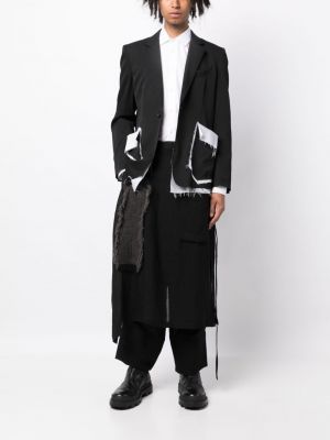 Proste spodnie Yohji Yamamoto czarne