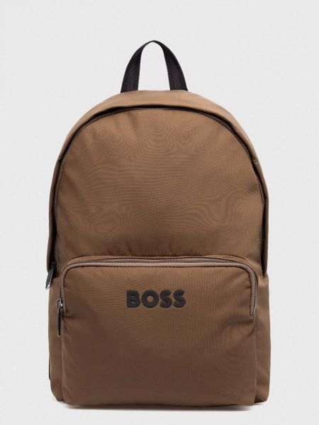 Рюкзак с аппликацией Boss коричневый