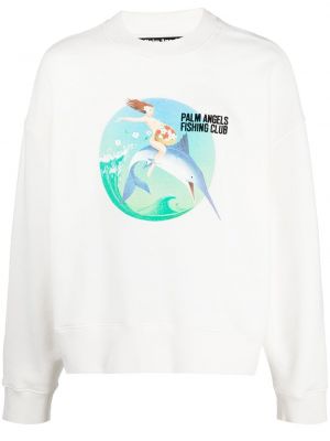 Sweatshirt Palm Angels hvit