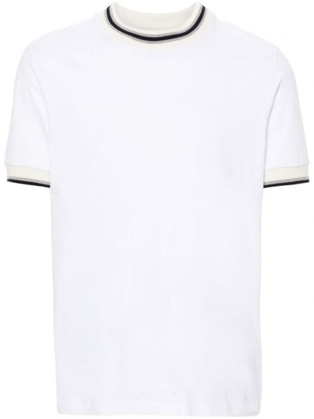 Βαμβακερή μπλούζα Peserico λευκό