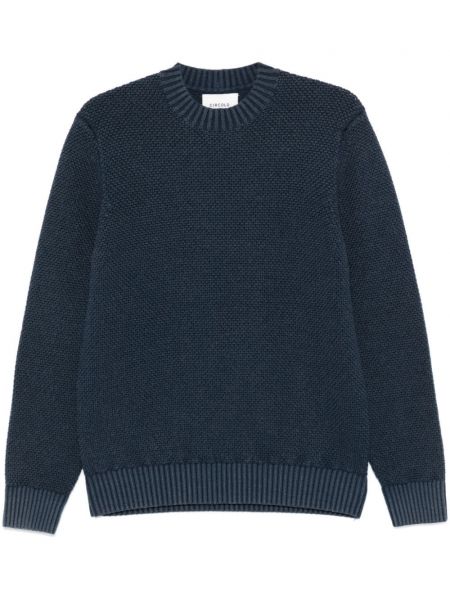 Lang sweater i uld Circolo 1901 blå