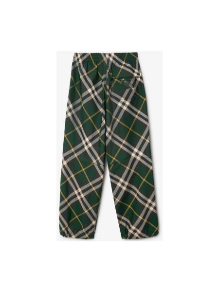 Proste spodnie Burberry zielone