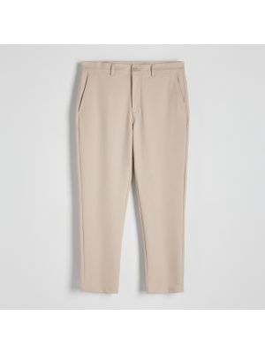 Pantaloni chino slim fit Reserved bej
