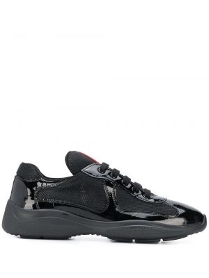 Mesh sneakers Prada svart