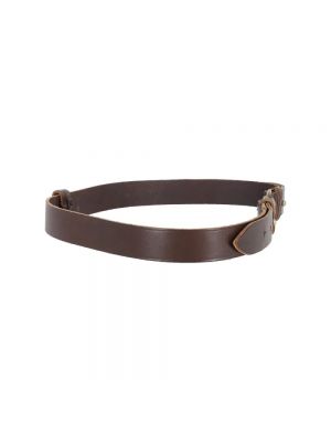 Cinturón de cuero Balenciaga Vintage marrón