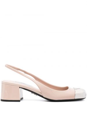 Pumpar med remmar med slingback Prada