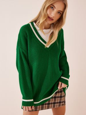 Sweter Happiness İstanbul - Zielony