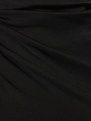 Mini vestido de tela jersey The Andamane negro